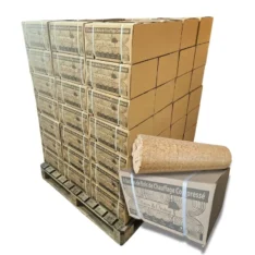 Bois Densifié Confort - 80 cartons de 6 bûches - Palette environ 960kgs